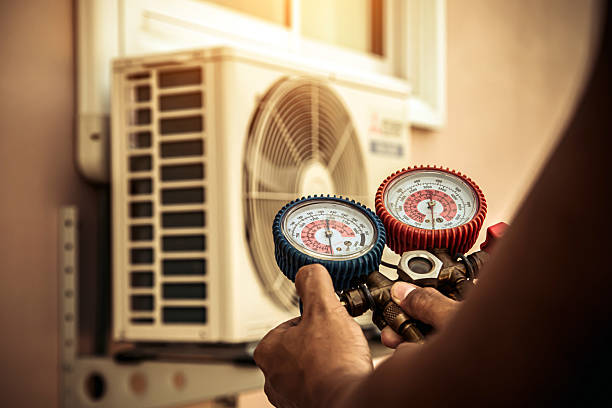 Professional Hvac Installation technician working in Greenville, IN
